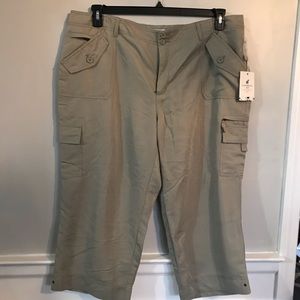 Caribbean Joe Cargo Pants Size 18W